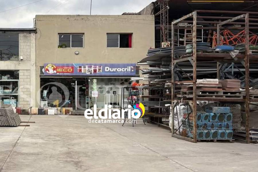 Roban poco más de tres millones de un corralón