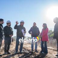Avanza la obra de urbanización en el barrio 140 Viviendas 