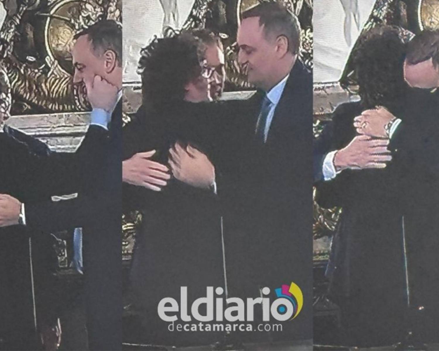 Con Adorni muy cerca, Santilli juró como jefe de Gabinete y hubo un abrazo que sorprendió