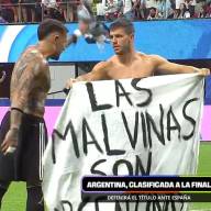 Las Malvinas son Argentinas: la bandera que mostraron los jugadores de la Selección Argentina