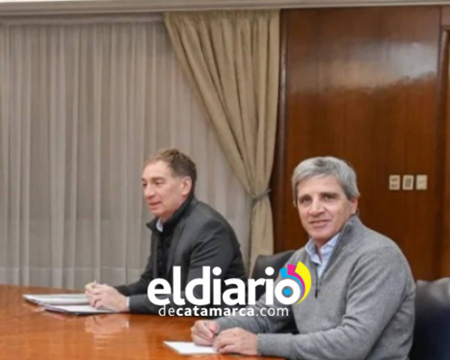Faltazo de Santilli y Luis Caputo