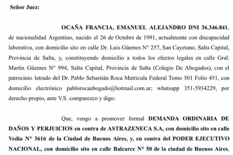 Qué es el síndrome antifosfolipídico, la enfermedad diagnosticada al salteño que demandó a AstraZeneca