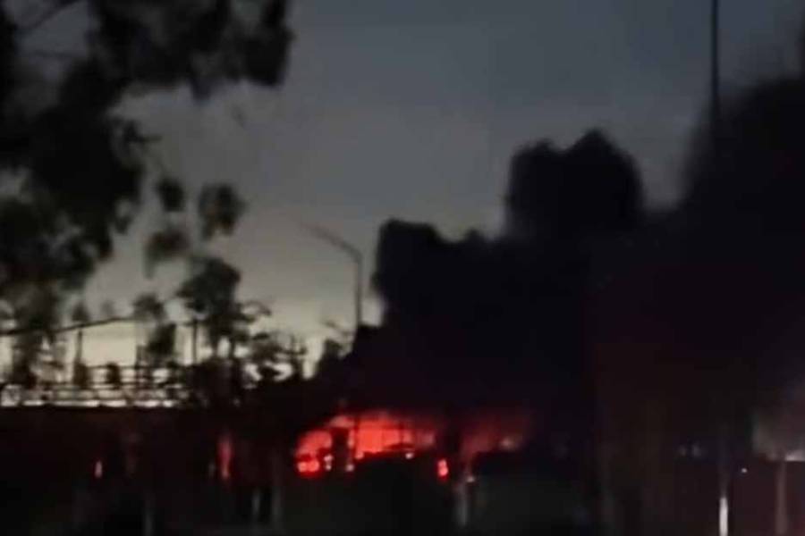 La Plata a oscuras: explosión e incendio en una central eléctrica causaron un apagón