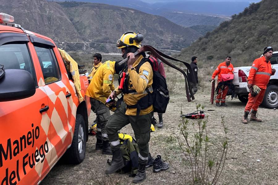 Actualización de incendios forestales en la provincia