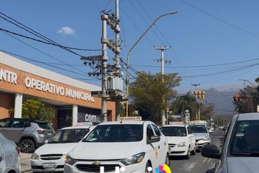 Taxistas autoconvocados exigen a Protección Ciudadana controles a las aplicaciones de transporte