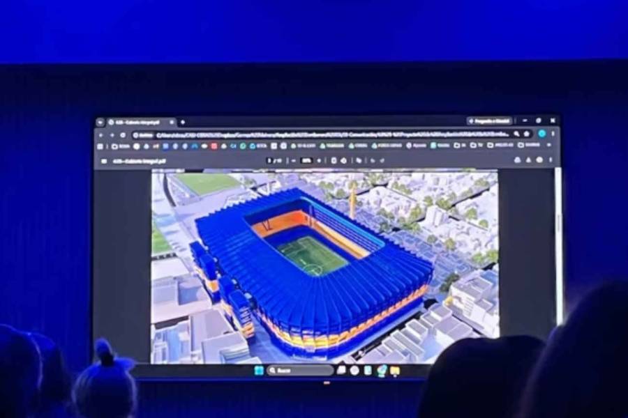 Se filtró una imagen de la nueva Bombonera de Riquelme: el detalle que causó sorpresa