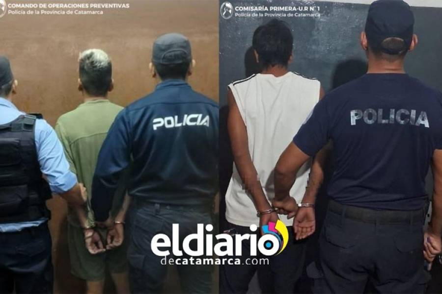 Dos jóvenes terminaron detenidos por sendos delitos cometidos en la Capital