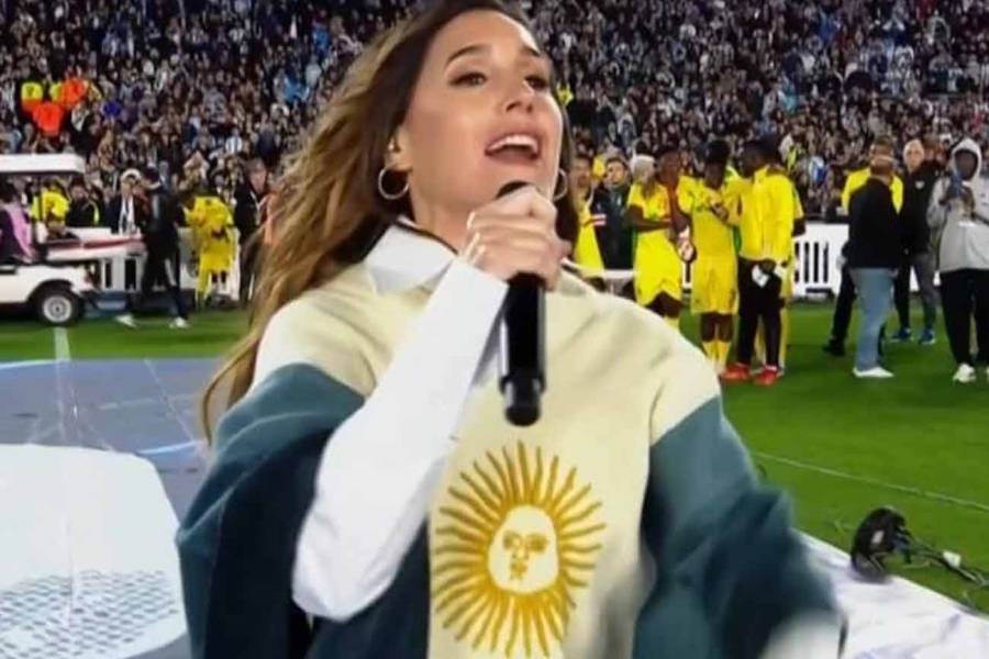 Poncho catamarqueño en la despedida de Leo Messi