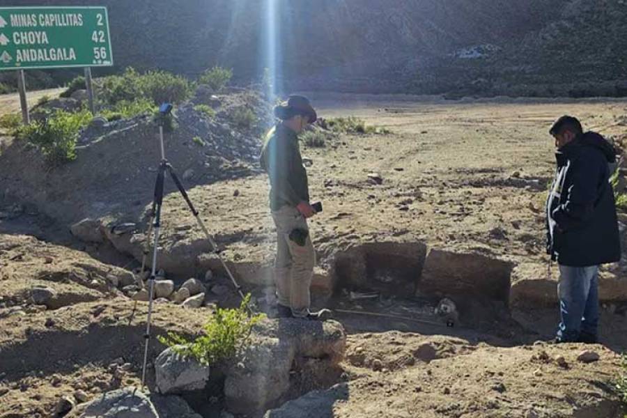 Hallazgo Arqueológico: encontraron los restos óseos de una mujer de tiempo prehispánico  