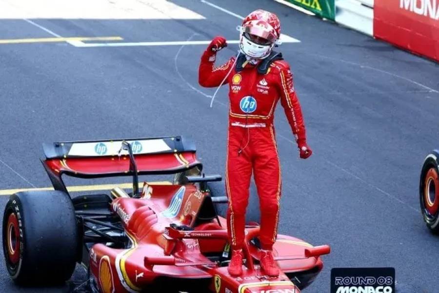 Ferrari en la cima: Leclerc se hizo fuerte de local y ganó el Gran Premio de Mónaco