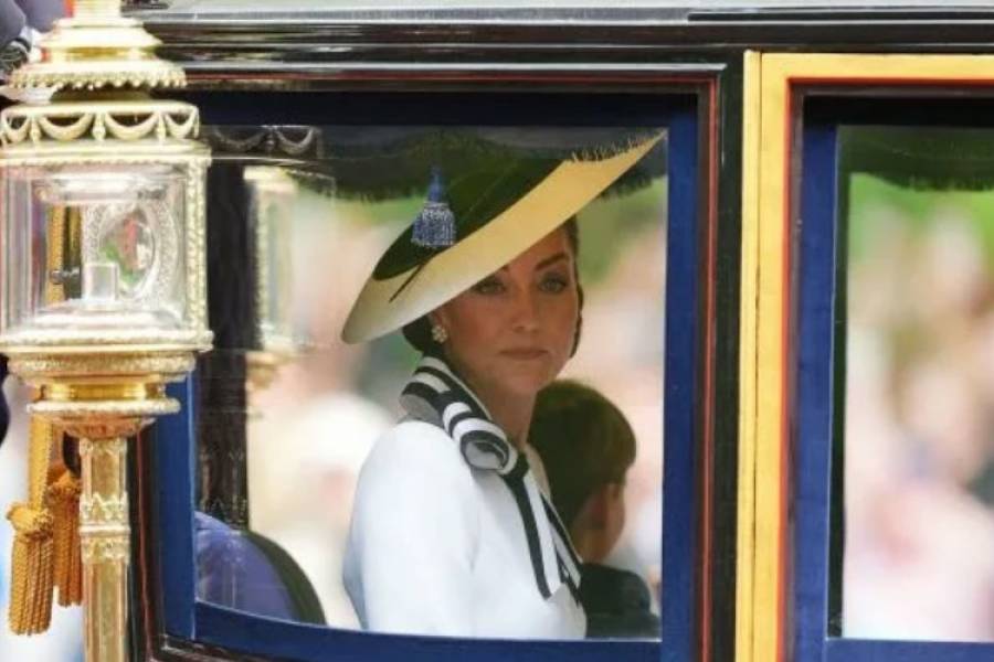 Kate Middleton reapareció en público por primera vez desde que le diagnosticaron cáncer