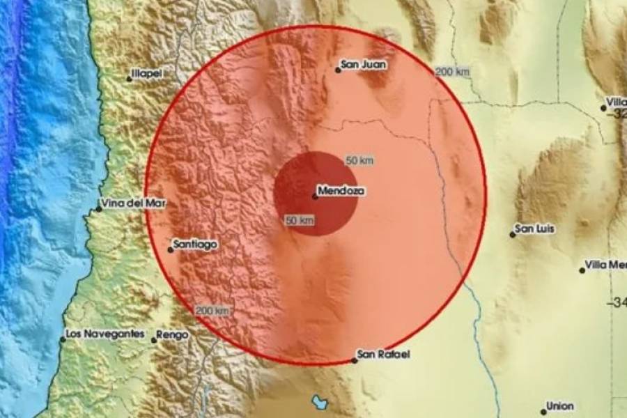 Temblor en Mendoza: el sismo fue de 3,8 grados de intensidad