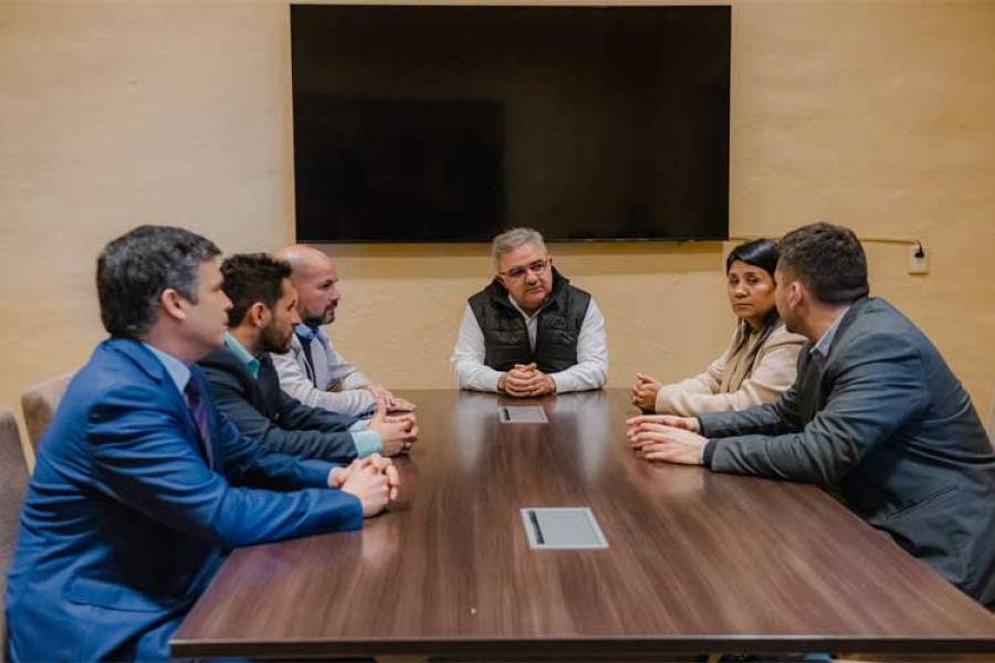 Jalil se reunió con senadores de Ancasti y Antofagasta de la Sierra por el RIGI