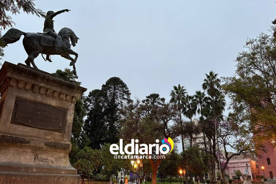 Jueves nuboso y una mínima de 8°C