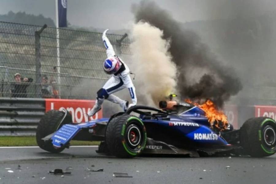 Impactante accidente de Logan Sargeant en los entrenamientos de la F1 en Países Bajos