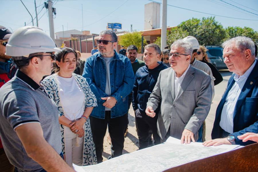 Cloacas para Valle Viejo y Fray Mamerto Esquiú, la primera obra reactivada con fondos nacionales