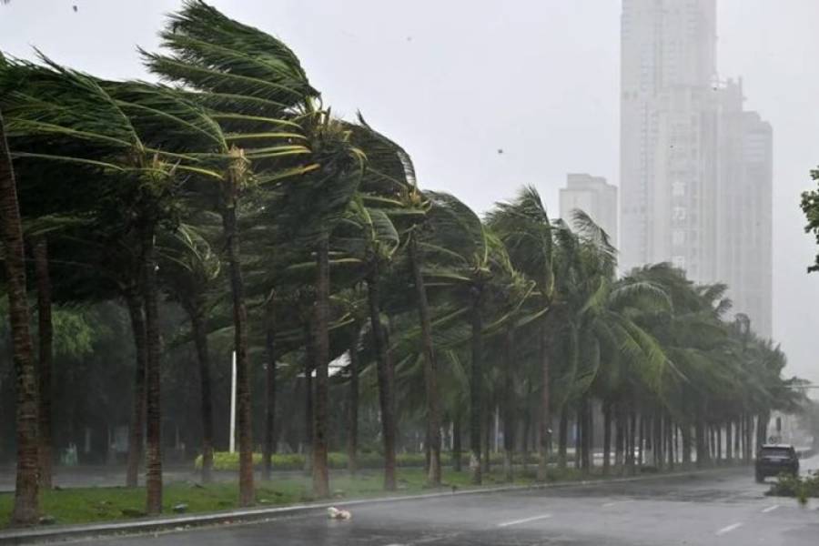 El supertifón Yagi tocó tierra dos veces en China