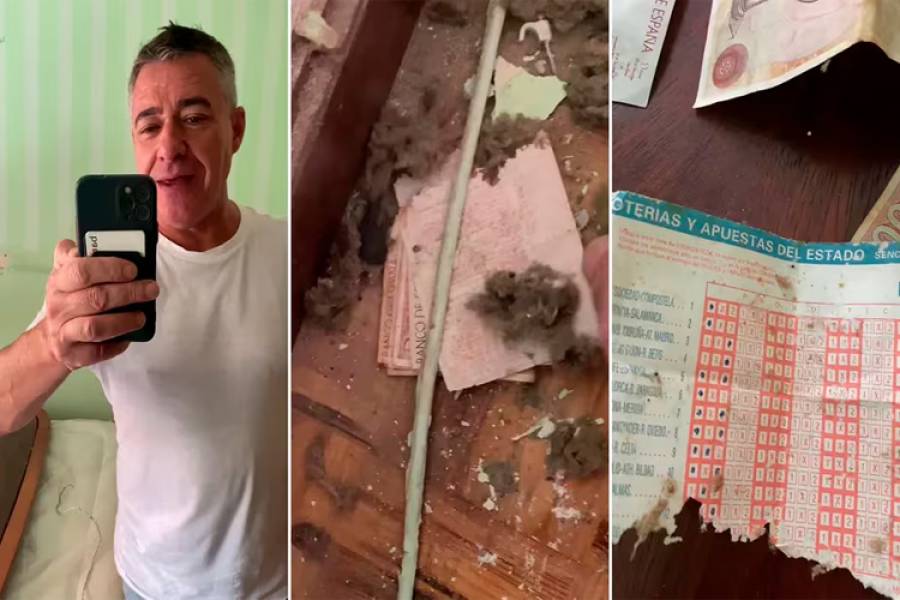 Un hombre encontró una fortuna oculta limpiando su habitación y se hizo viral