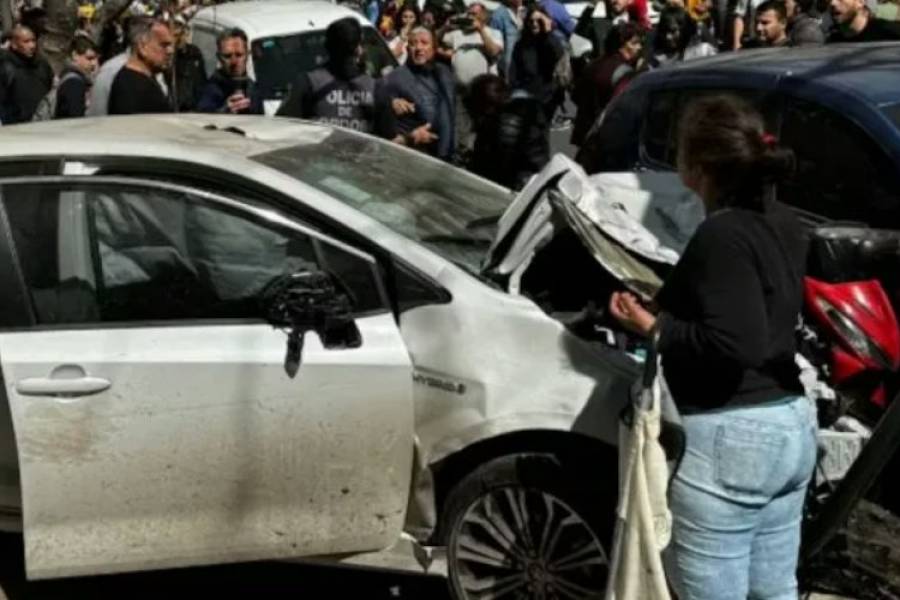 Córdoba: atropelló a 35 personas en la vereda tras perder el control del auto