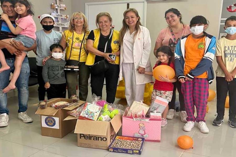 Club de Leones “Valle de Ancasti” en el “Mes Dorado-Prevención de Cáncer Infantil”