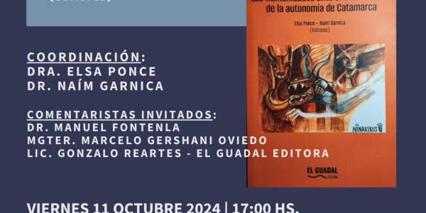 Invitación a la Presentación del Libro en la UNCa: Un Encuentro de Conocimiento y Apoyo