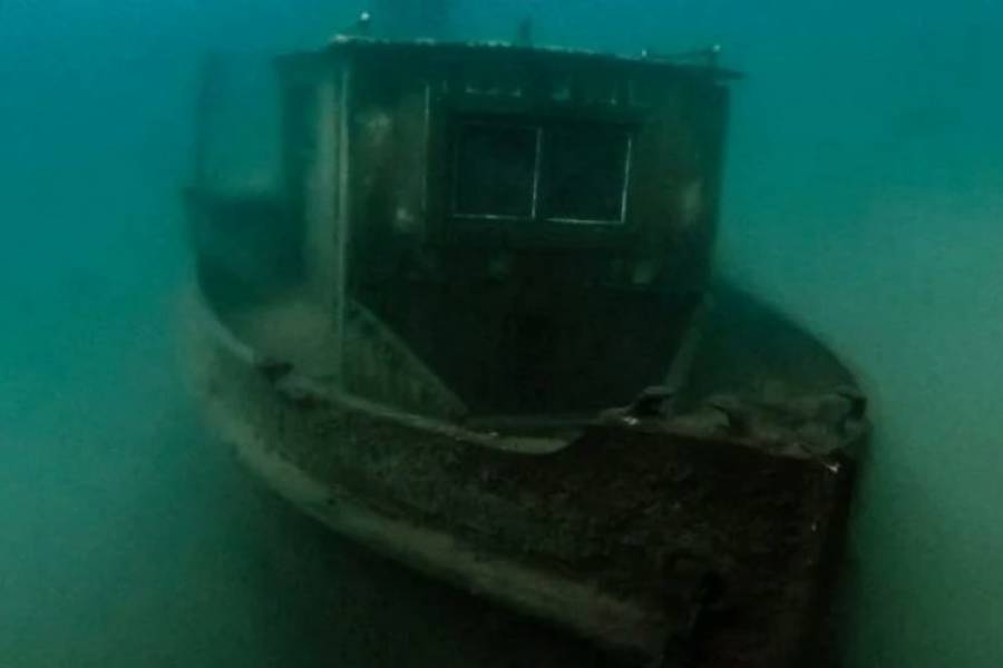 Hallaron un barco hundido hace más de 100 años en el lago Nahuel Huapi