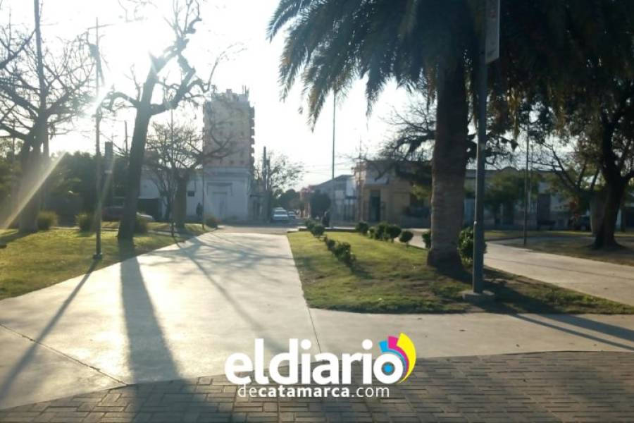 Calor y cielo despejado en Catamarca