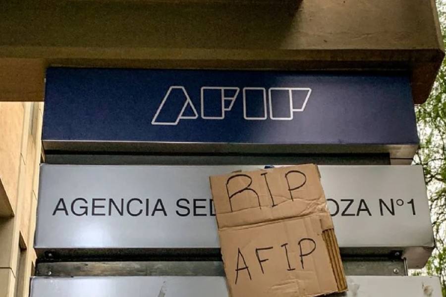 Sin AFIP, el dominio 