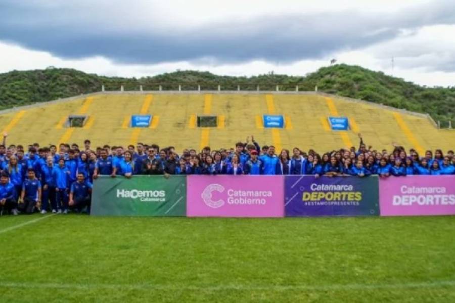 Catamarca presente en el acto inaugural de los Juegos Evita