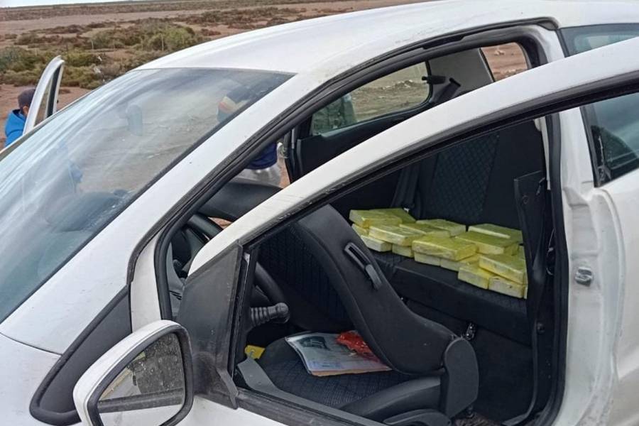 Secuestraron 28 Kg de cocaína en Las Salinas