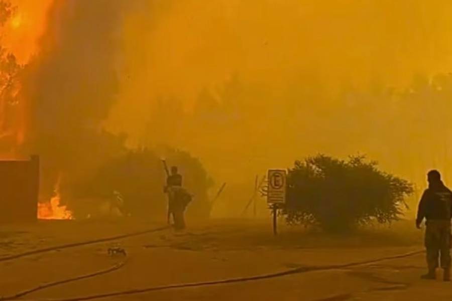 Alerta roja en Chile por incendios forestales en la Región de Valparaíso