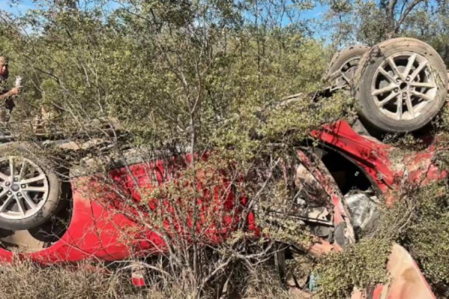 Una mujer perdió el control de su vehículo y volcó en Capayán