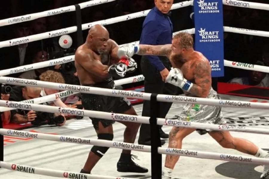 Mike Tyson volvió del retiro a los 58 años y perdió ante el youtuber Jake Paul en una 