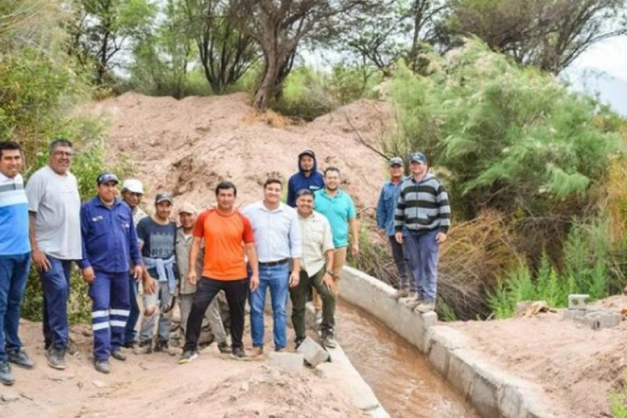 Municipalidad de Tinogasta habilitó obras de riego en Copacabana