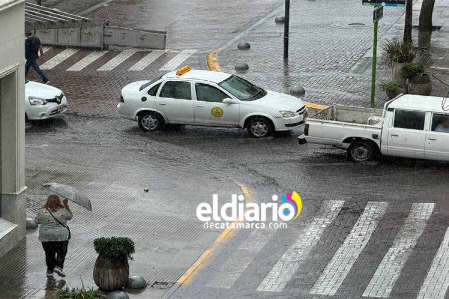 Llueve en la capital catamarqueña