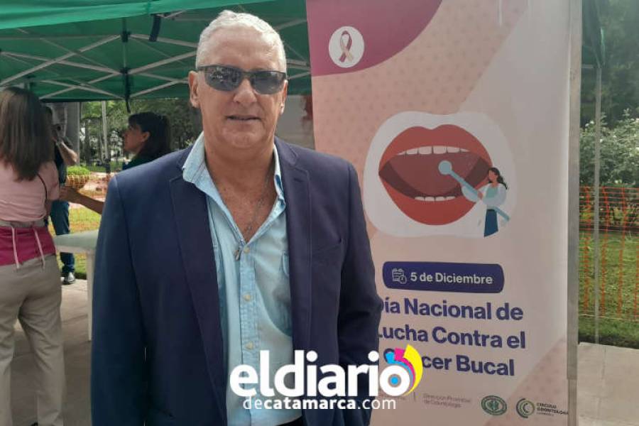 Salud lleva adelante campaña de concientización para evitar el cáncer bucal