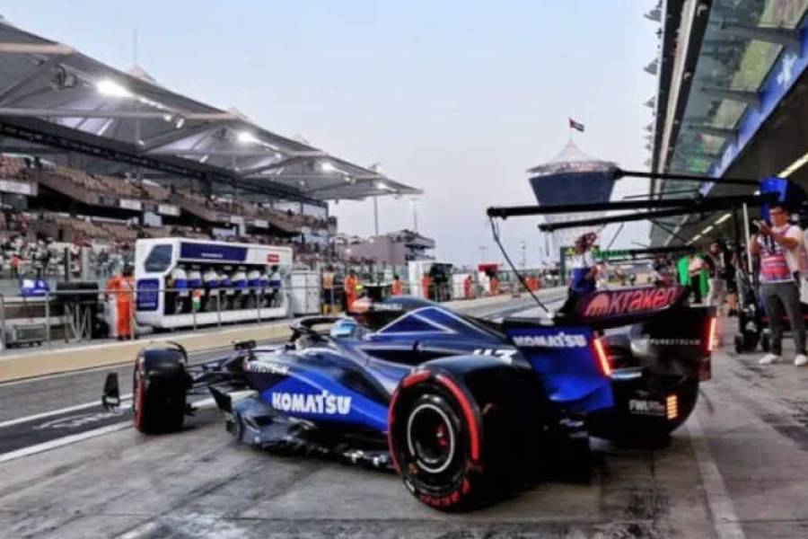 Franco Colapinto terminó último en la FP3 del GP de Abu Dhabi