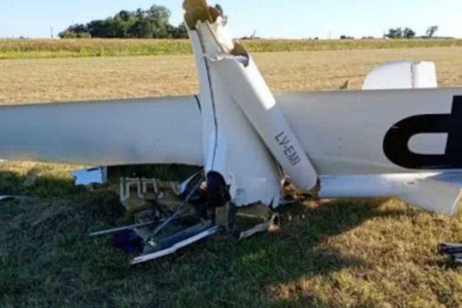 Pergamino: una avioneta se estrelló y murió el piloto